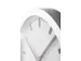 Horloge murale NeXtime 'Station' Ø19cm aluminium brossé