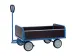 Handtrekwagen 4 Wanden 4051v Mulitplex 500kg 1000x550mm Massief Rubber