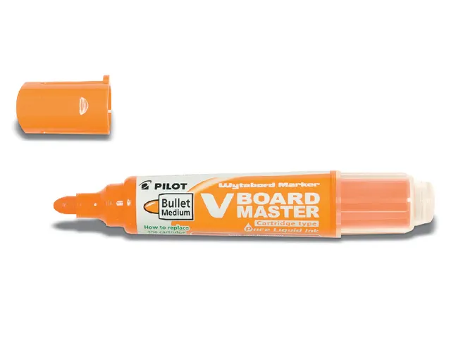 Feutre tableau blanc Pilot V-Board Master ogive 2,3mm orange