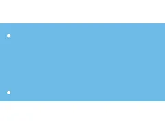 Scheidingsstrook Qbasic 225x120mm 50 stuks blauw