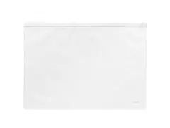 Pochette Foldersys A4 avec fermeture coulissante blanche