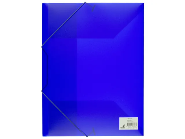 Elastomap Kangaro A4 PP transparant blauw