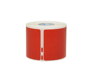 Etiket Dymo 2133399 naamkaart 54x101mm 1 rol á 220 stuks rood - 2