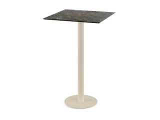 statafel,HxBxD 1090x700x700mm,rechthoekig,schotelvoet zandkleuren - 1