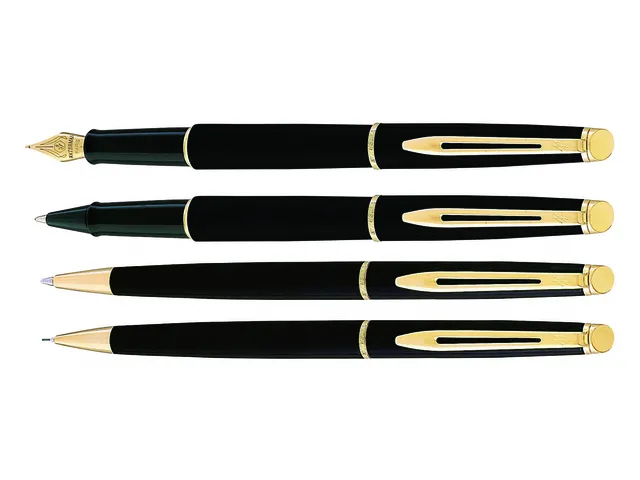 Stylo Bille Waterman Hémisphère Noir Mat GT pointe moyenne