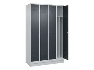 locker voor scheiding van kleding,HxBxD 1950x1200x500mm,4vak - 2