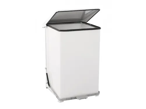 Industriële Pedaalemmer 152 Liter Wit