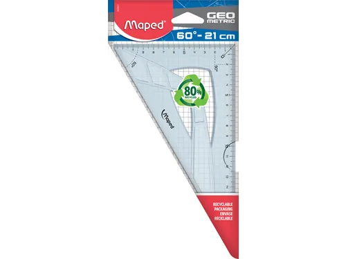 Tekendriehoek Maped Geometric 21cm 60 graden