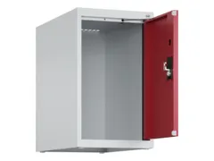 opzetkast,v. locker,1vak.,vak B 300mm,HxBxD 500x300x500mm,cilinderslot