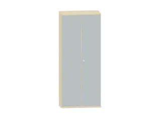 Kantoorkast 1920x800x430mm Romp Esdoorn Decor Front Lichtgrijs - 1