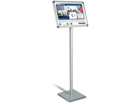 Infodisplay 1200mm Din A 3 Liggend Aluminium-Frame Zilver-Geanodiseer