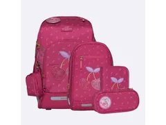 Schooltasset Beckmann Active Air FLX Cherry red 6 dlg (Schooltas, gymt