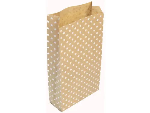 Cadeauzak Clairefontaine 15x31x6cm kraft Sterren 50 stuks