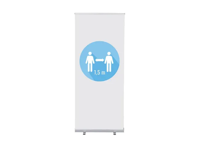 Roll-Banner Budget 85 Complete Set 1.5 Meter Afstand Wit