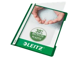 Snelhechter Leitz 4191 standaard A4 groen 30% gerecycled plastic