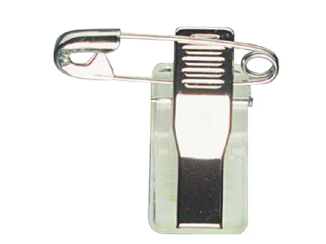 Clip met speld Europel zelfklevend voor badges