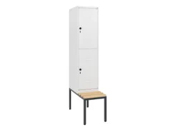 Dubbeldekse dekenkist,HxBxD 1950x400x815mm,1x2vak.,vak B 400mm