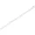 25cm Herbruikbare Kabelbinders wit nylon 100 stuks