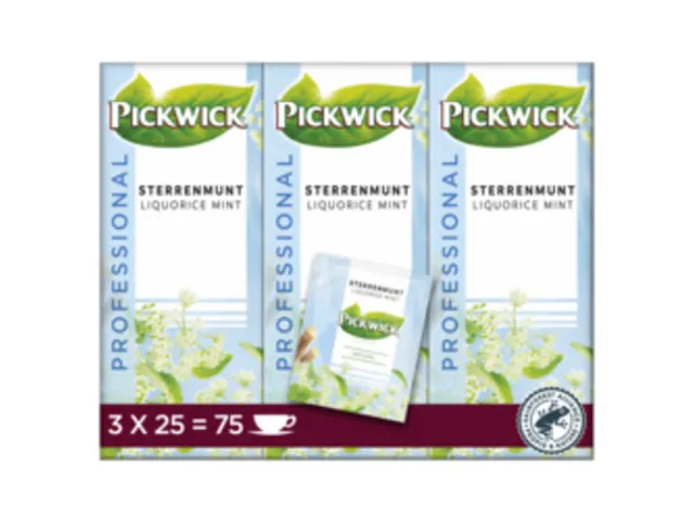 Thee Pickwick Sterrenmunt 25 Zakjes Van 2Gr