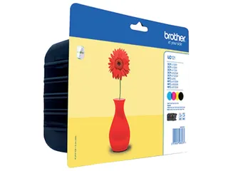 Brother LC-121 Valuepack Inktcartridges Zwart + Kleur - 2