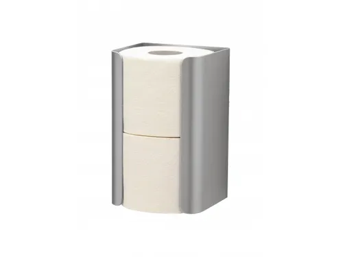 Toiletpapier Houder Duo 2 rollen Rvs