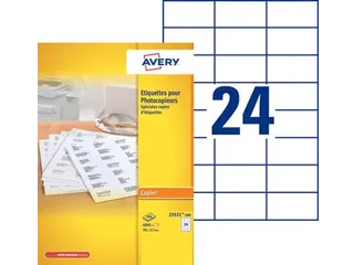 Avery Kopieeretiketten 70x37mm Wit - 2