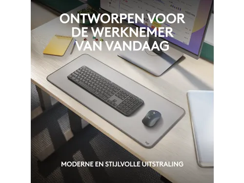 Logitech MK950 Toetsenbord Azerty FR Signature Slim en muis