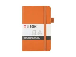 Notitieboek Sakura hard cover pocket lijn amber 90x140mm - 1