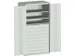 armoire modulaire HxlxP 2000x1050x650mm 3xtablette en acier 9tiroir(s)