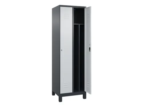 locker voor scheiding van kleding,HxBxD 1950x600x500mm,2vak