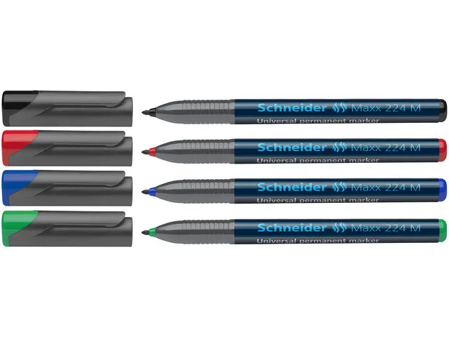 Universele Marker Maxx 224 M Permanent Assorti Etui 4 Stuks