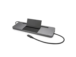USB-C Metal Ergonomic 4K 3x Display Docking Station with Power Deliver - 7