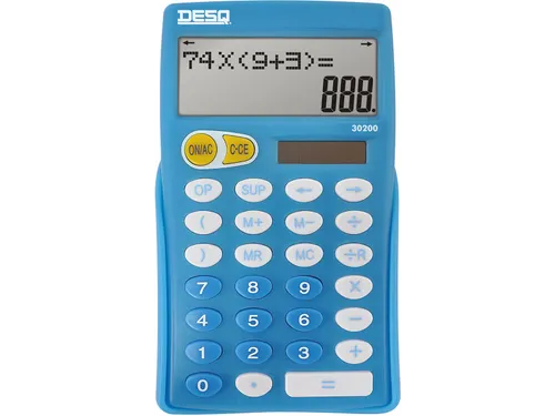 Bureaurekenmachine Primair Onderwijs 30200, Blauw