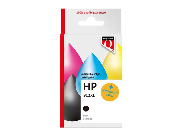 Cartouche d'encre Quantore alternative pour HP 912XL 3YL84AE HC noir