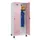 locker,HxBxD 1950x800x500mm,2vak,vak B 400mm,draaigrendel,voeten