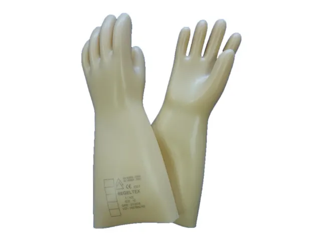 Regeltex Electrovolt GLE36 klasse 1 latex handschoenen, maat 8, per pa