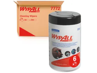 Reinigingsdoek WypAll 27x27cm 50vel per bus groen 7772 - 1