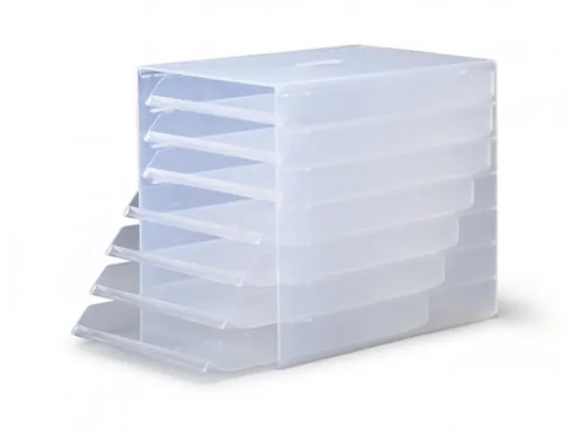 Durable Ladenkast Idealbox Transparant 7 Laden