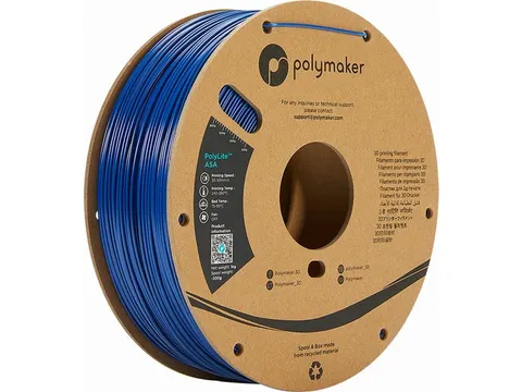 ASA 1,75mm blauw 1kg PolyLite 3D Filament