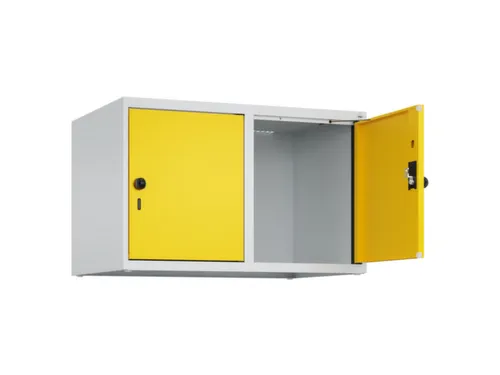 opzetkast,v. locker,2vak.,vak B 400mm,HxBxD 500x800x500mm,draaigrendel