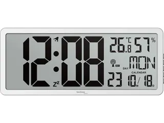 Wandklok Technoline WS 8135 digitaal 367x157x24 mm - 1