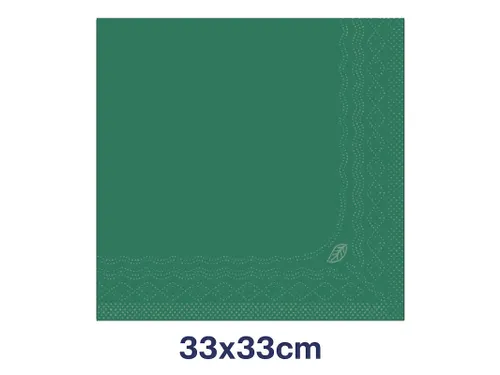 Tork Advanced 18461 servetten 2-laags mos groen 33x33cm 1/4 vouw