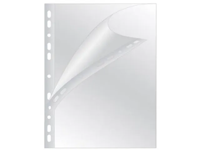 Geperforeerde Showtas A4 4-gaats PP Glanzend 100mic Doos 100 Stuks