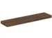 Tablette repose-sacs droite,p. mobilier d'accueil,lxP 500x120mm,bois