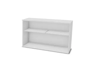 kantoorstelling,opbouwelement,HxBxD 740x1200x445mm,Bl-wit - 2