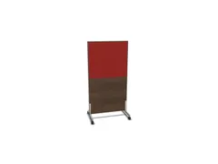 scheidingswand,HxB 1545x800mm,NV bruin hickory,BN4011-rood