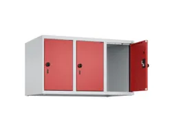 opzetkast,v. locker,3vak.,vak B 300mm,HxBxD 500x900x500mm,draaigrendel