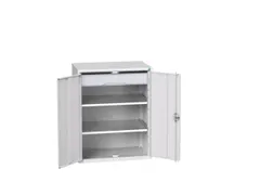 universele kast,HxBxD 1000x800x550mm,2xStalen bodem,1lade(n)