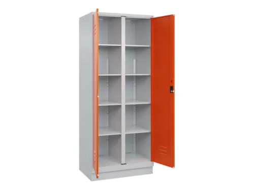 wasgoedverdeelkast,HxBxD 1950x800x500mm,vak B 400mm,draaigrendel