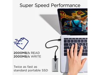 SSD Integral SlimXpress Portable USB-C 500GB - 12